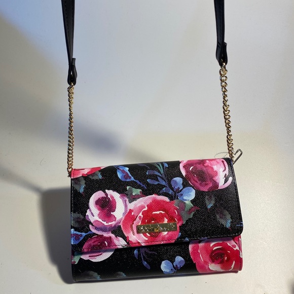 New Betsey Johnson floral Crossbody bag/ Wallet - Picture 6 of 8